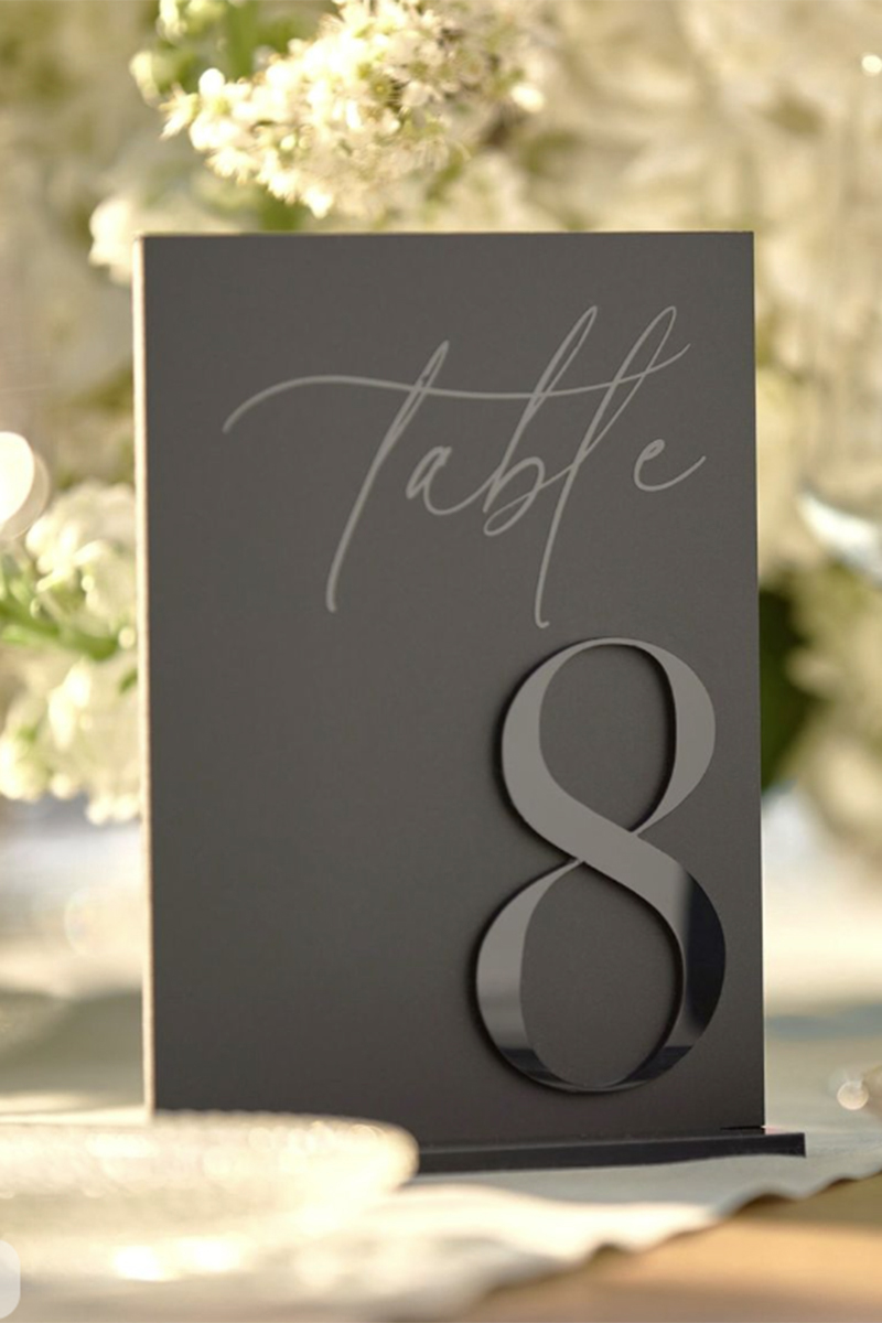 Table Numbers